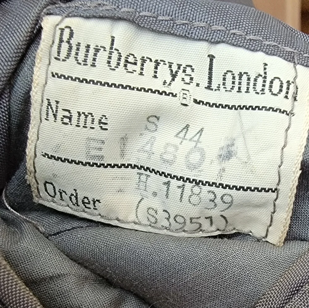 Burberrys' Cashmere Vintage Glen Plaid Men Jacket See Measurements